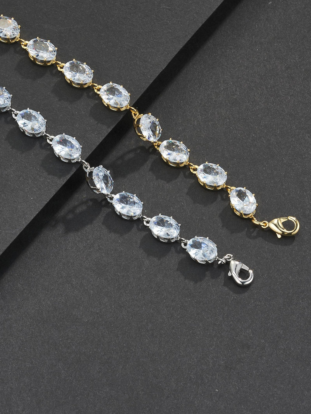 7mm Oval Gemstone Bracelet