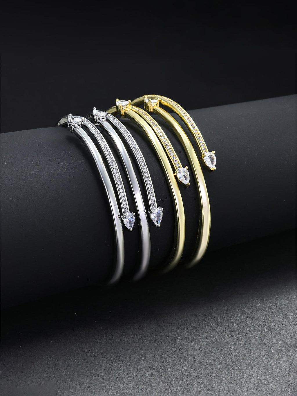 Snake Open-Cuff Hip-Hop Bangle