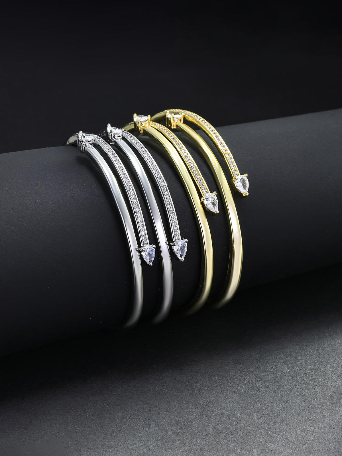 Snake Open-Cuff Hip-Hop Bangle