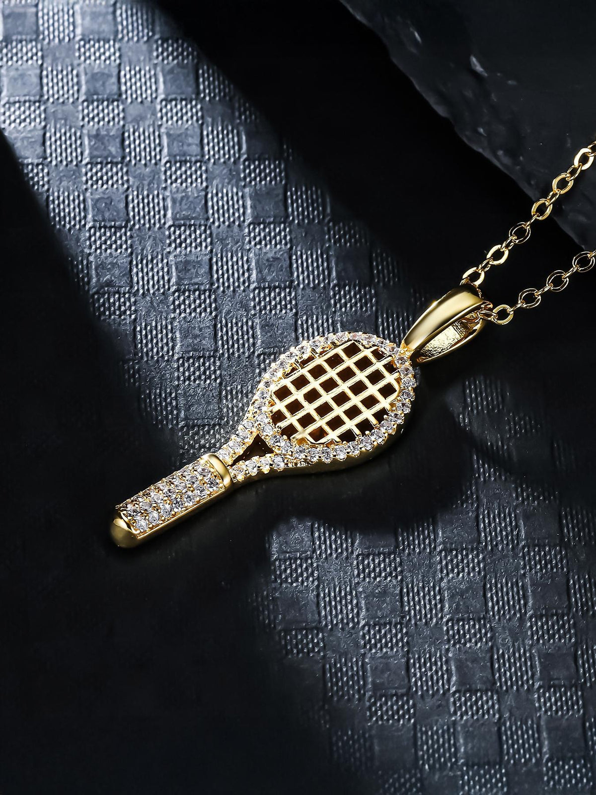 3D Tennis Racket Pendant