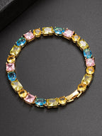 Multicolor Baguette Bracelet