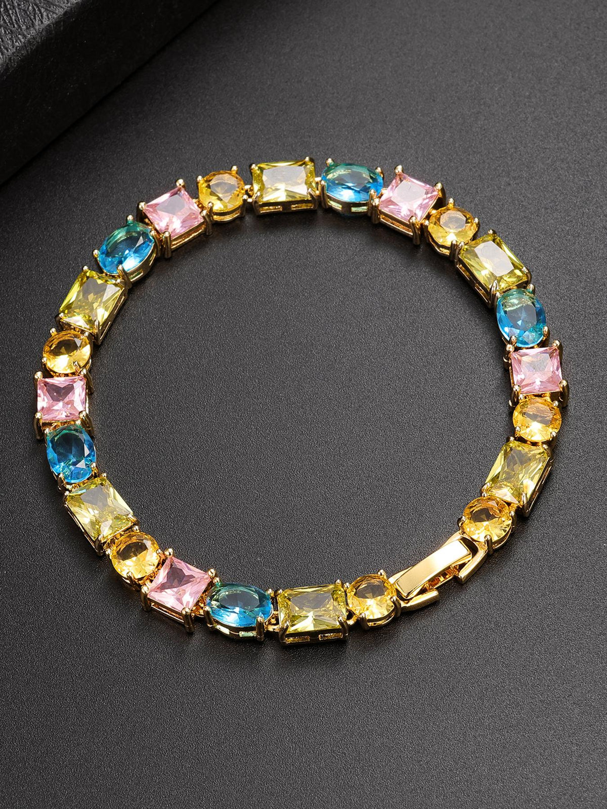 Multicolor Baguette Bracelet