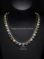 Color Round CZ Chain