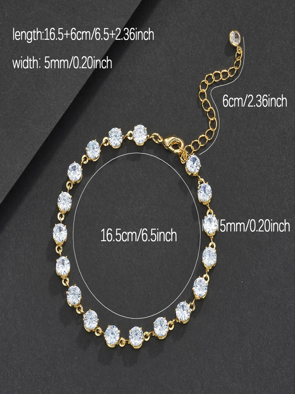 5MM Round Tennis Bracelet
