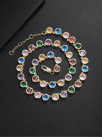 Color Round CZ Chain