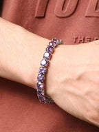 8MM Purple Tennis Bracelet