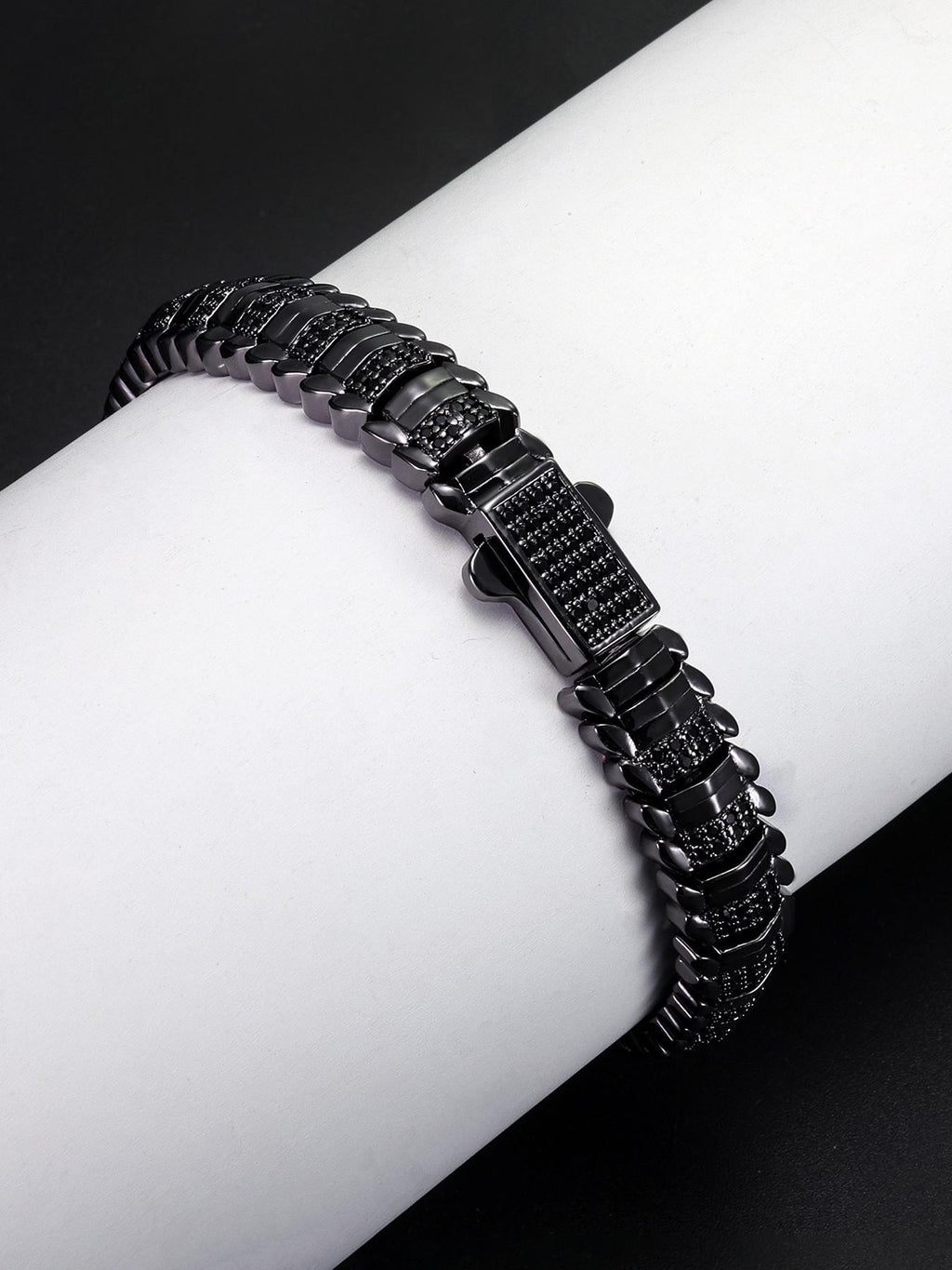 9MM Faceted Snake Bracelet