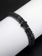 9MM Faceted Snake Bracelet