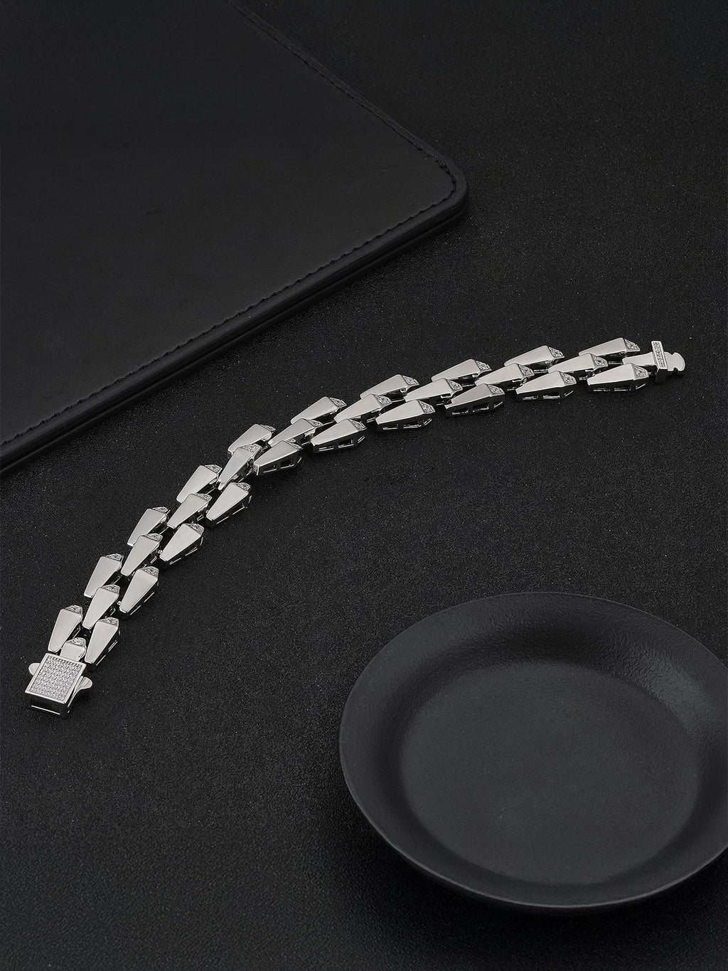 Drip Link CZ Bracelet