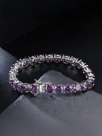 8MM Purple Tennis Bracelet