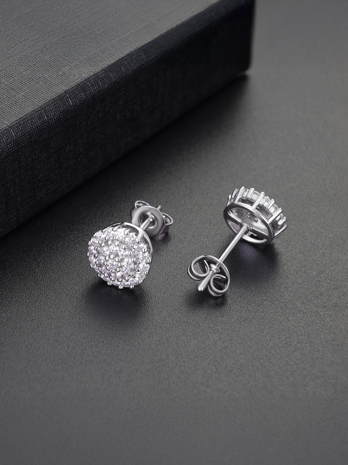 Triple Circle Stud Earrings