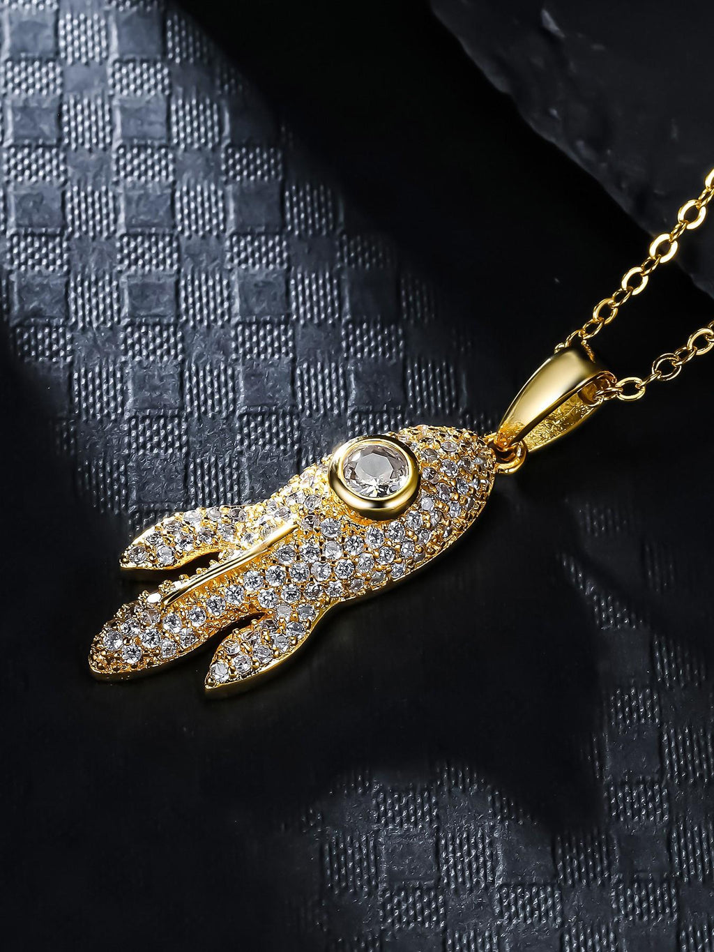 3D Rocket Pendant