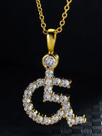 3D Wheelchair Figure Pendant