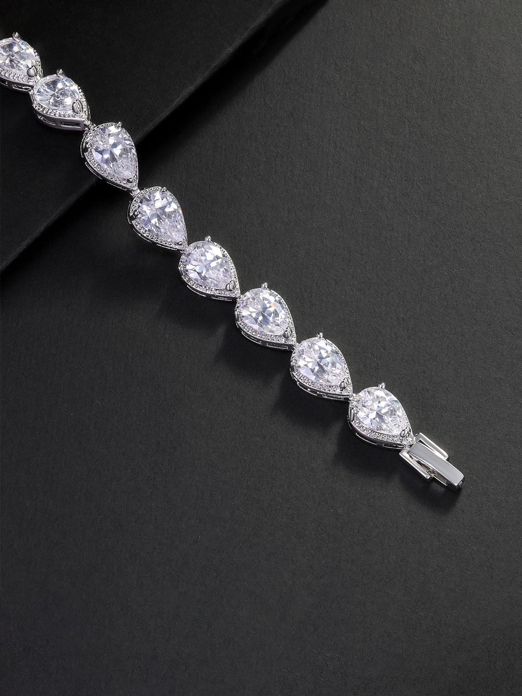 Teardrop CZ Bracelet