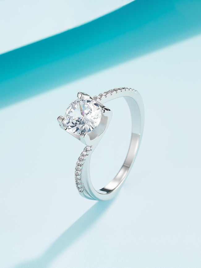 Oversized CZ Statement Ring Hover Image
