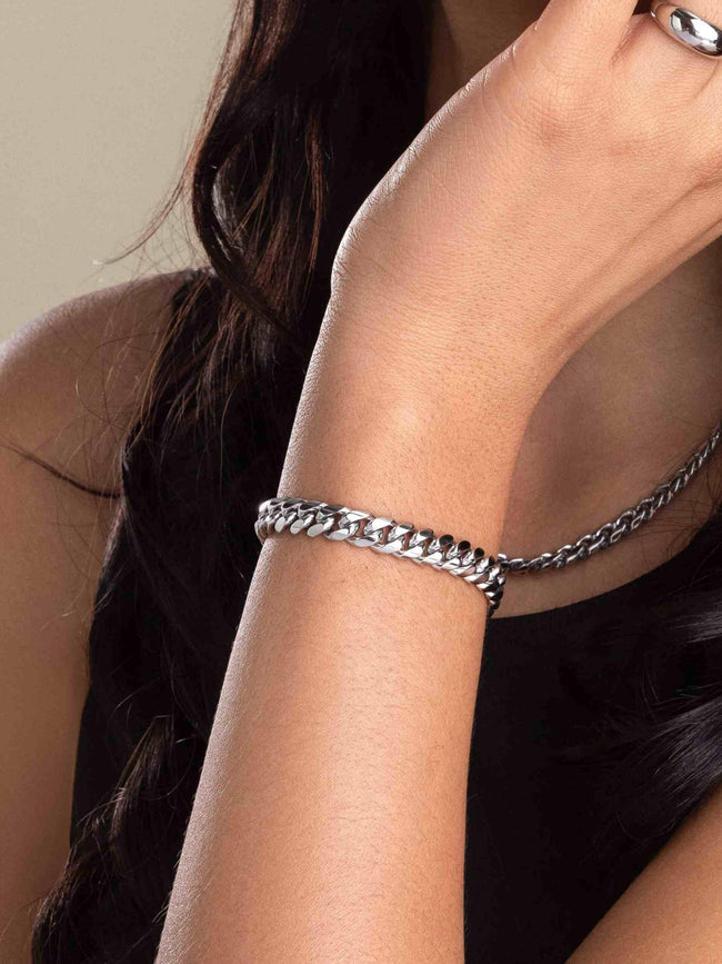 8mm Men’s Miami Cuban Link Bracelet Main Image