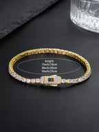 Cross Tennis Bracelet
