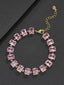 9mm Pink Baguette Bracelet