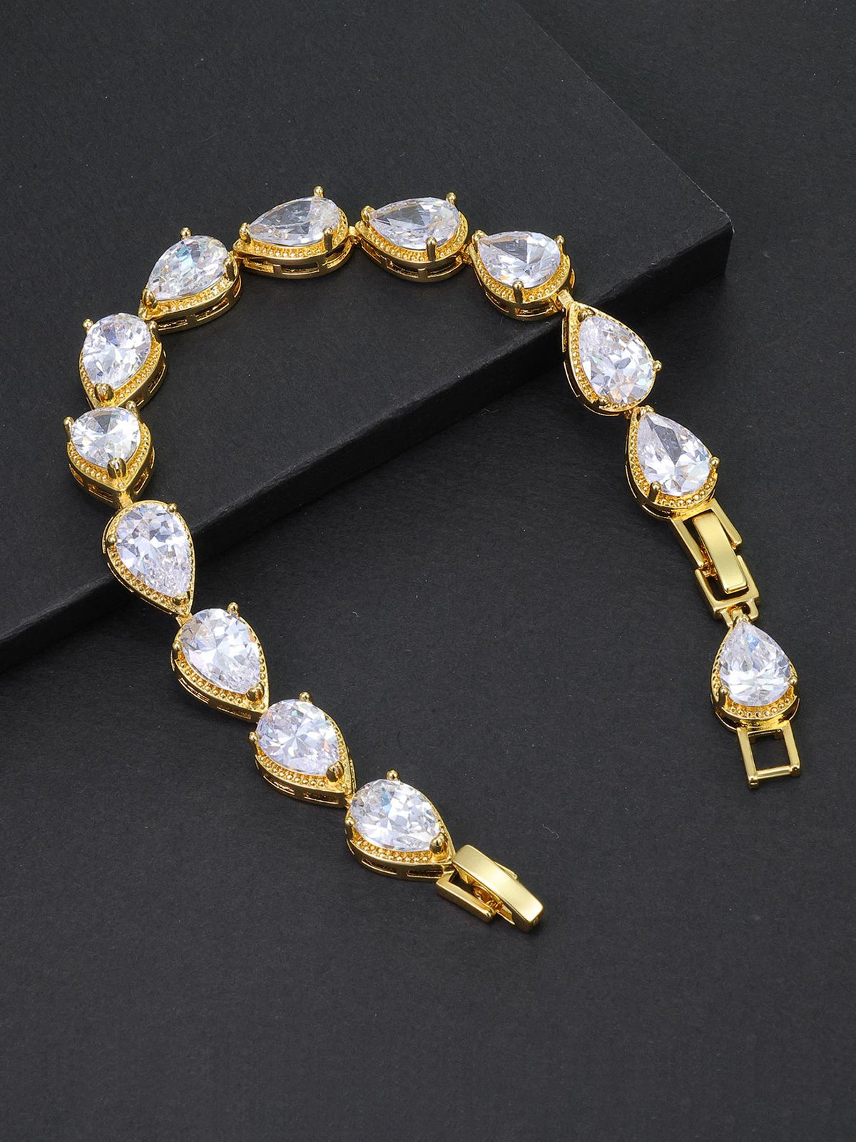 Teardrop CZ Bracelet