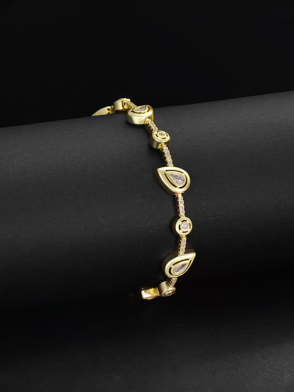 Teardrop Couple CZ Bracelet