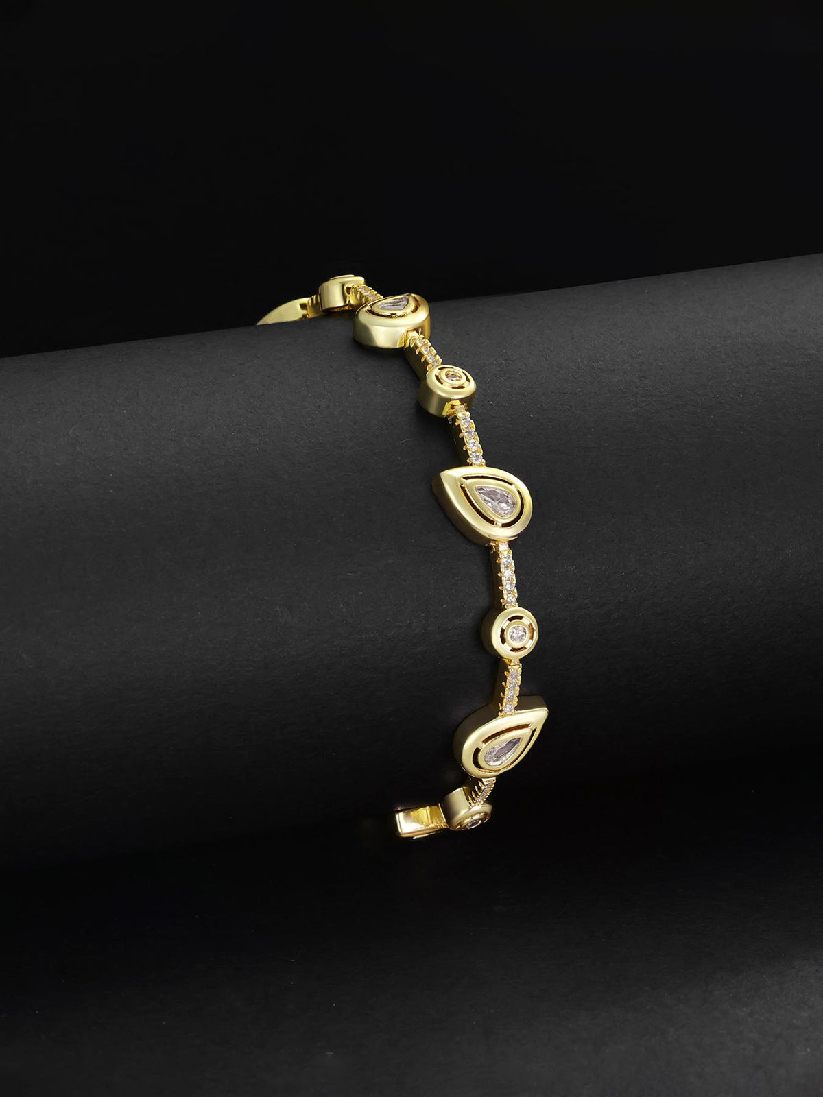 Teardrop Couple CZ Bracelet