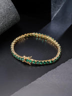 4MM Green Tennis Bracelet