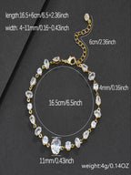 Oversized Oval Adjustable Luxe Bracelet
