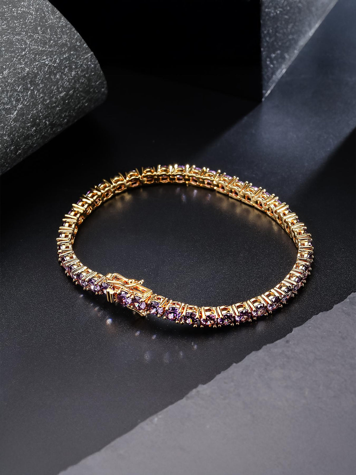 4MM Purple Tennis Bracelet