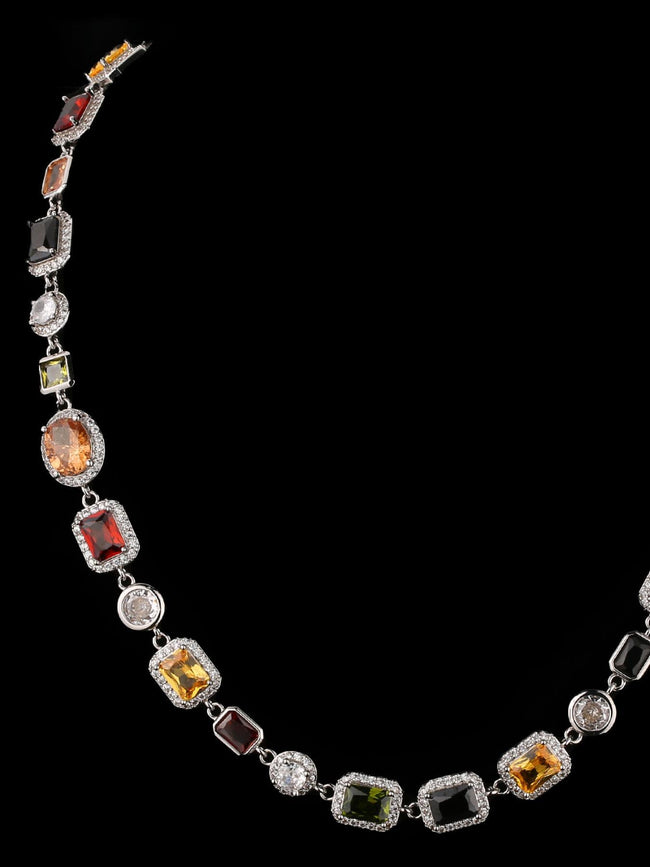 10mm Color Gem CZ Chain Hover Image
