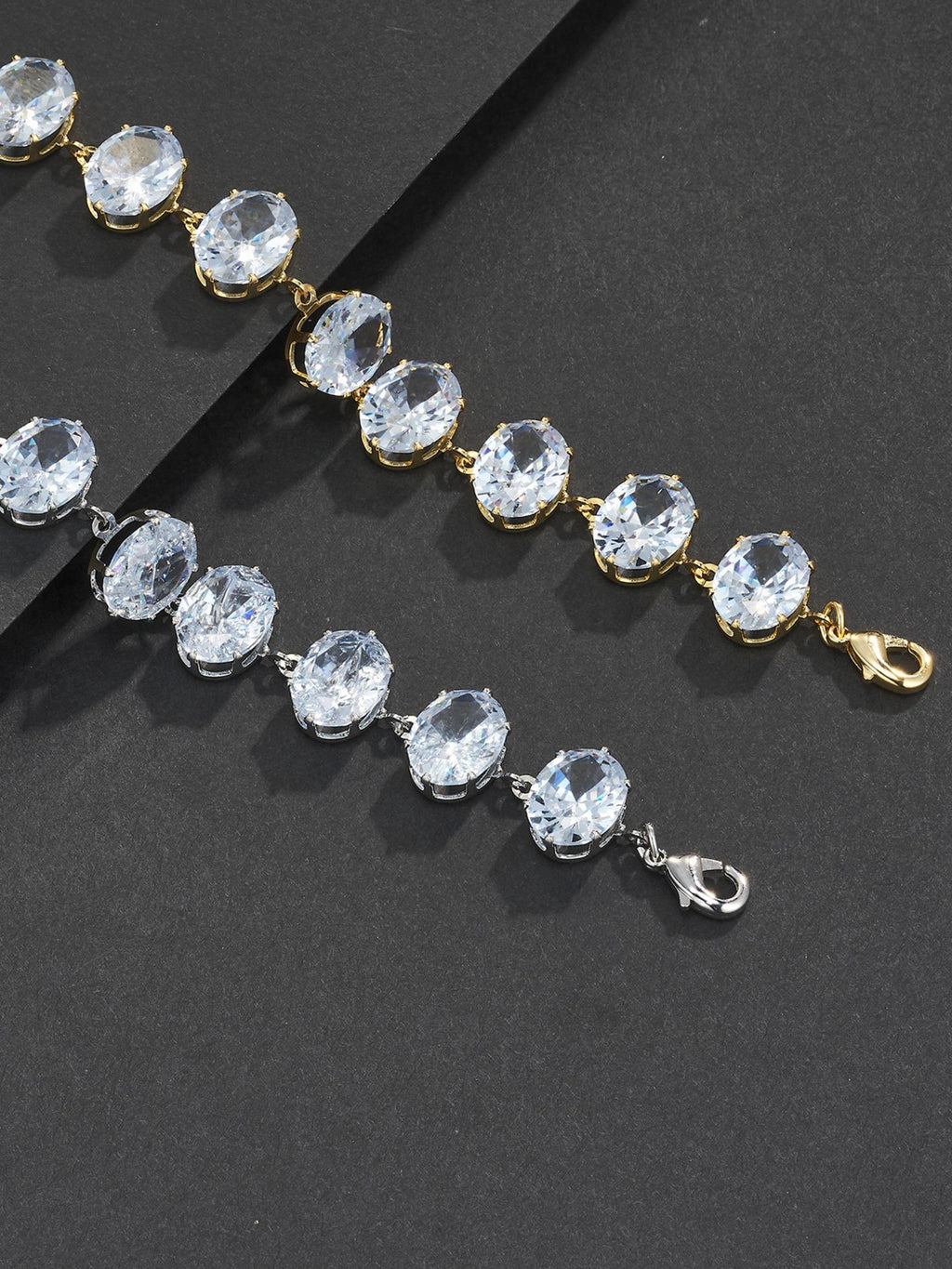 Mixed Shape CZ Bracelet