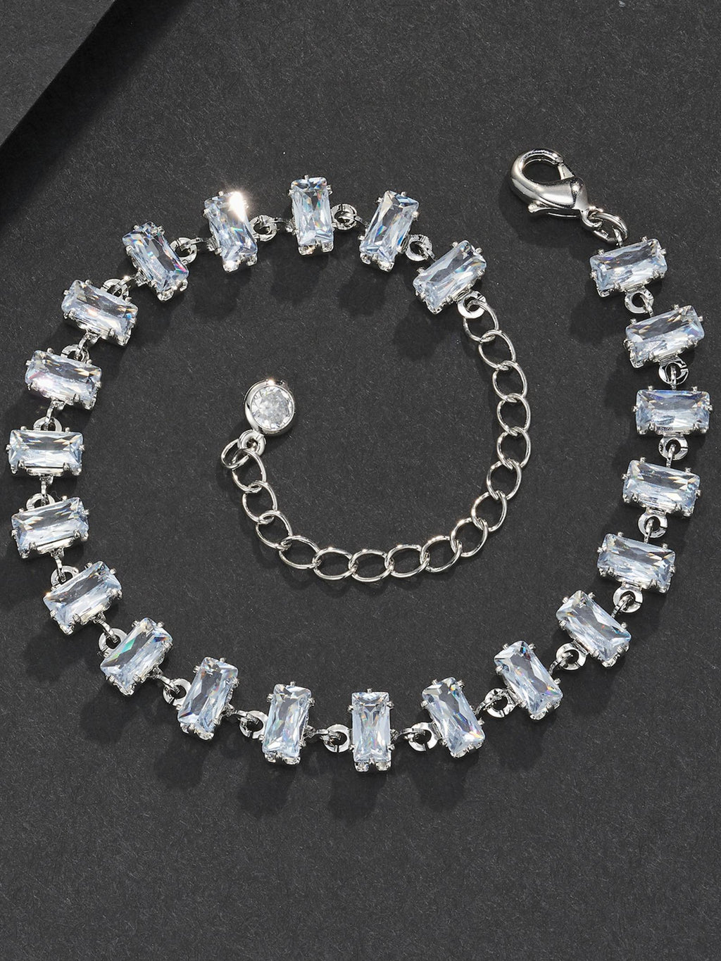 7mm Cube CZ Bracelet