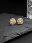 Iced Flower Cluster Stud Earrings